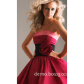 Vintage Red Concise Style Wedding Dress